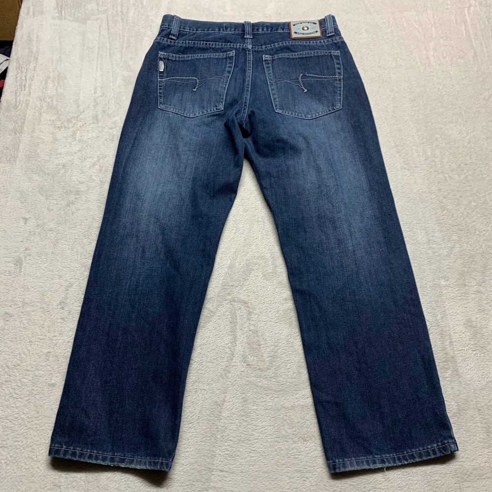 Vintage Y2K Paco Jeans Straight Wide Leg Skater Hip Hop Dark Size‎ 33x28